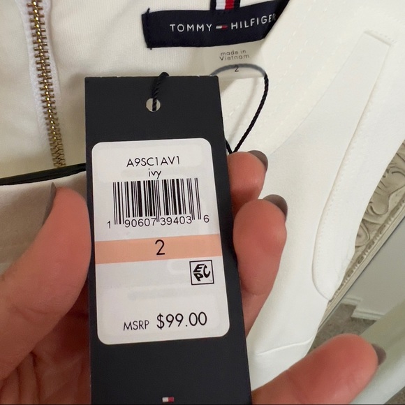 NWT Tommy Hilfiger Dress | Ivory - Picture 3 of 7